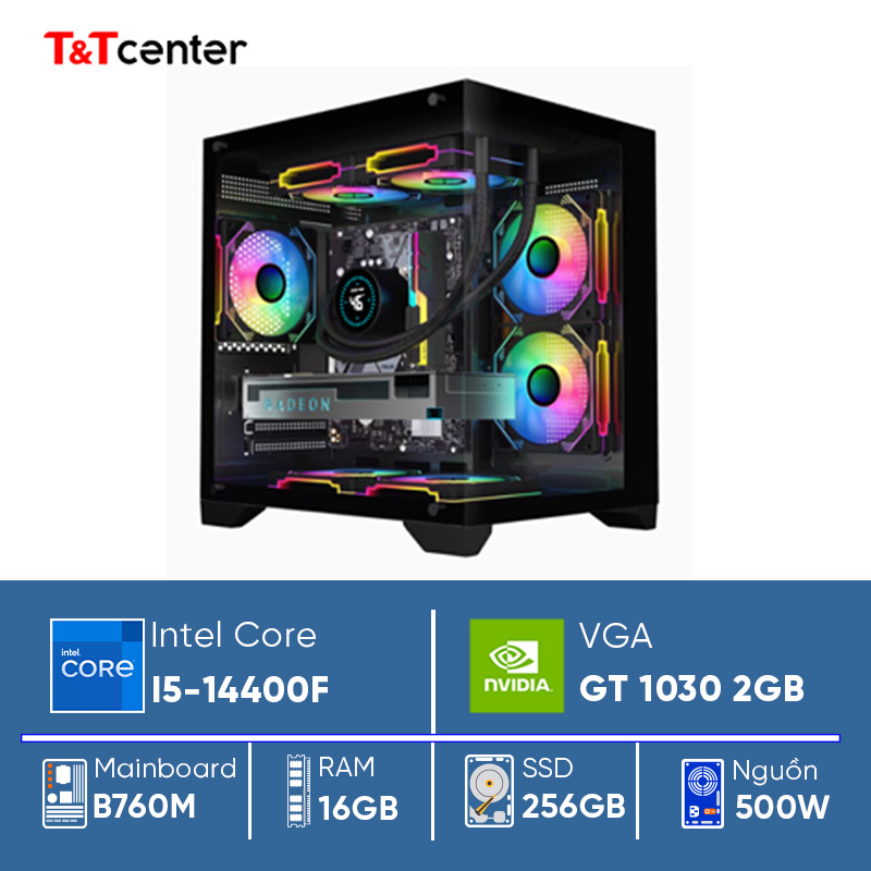PC GAMING Core i5 14400F | 16GB 256GB GT 1030 2GB