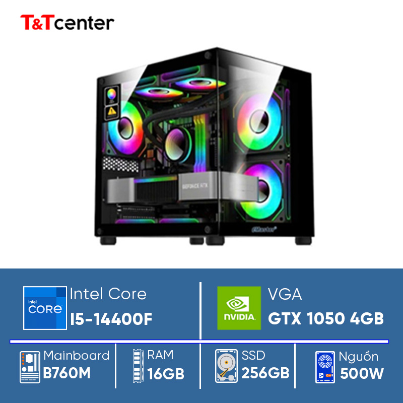 PC GAMING Core i5 14400F | 16GB 256GB GTX 1050 4GB