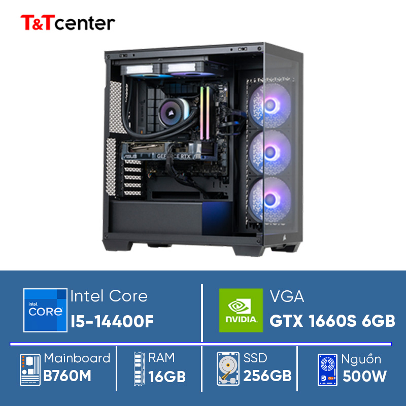 PC GAMING Core i5 14400F | 16GB 256GB GTX 1660S 6GB