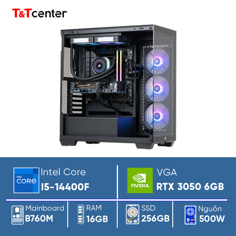 PC GAMING Core i5 14400F | 16GB 256GB RTX 3050 6GB