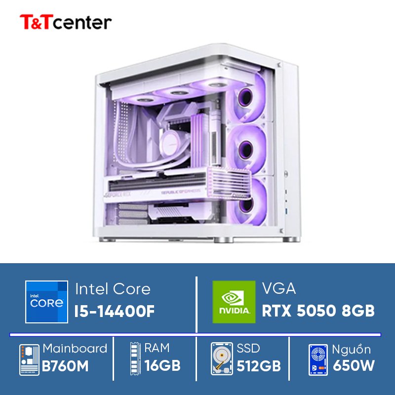 PC GAMING Core i5 14400F | 16GB 512GB RTX 5050 8GB