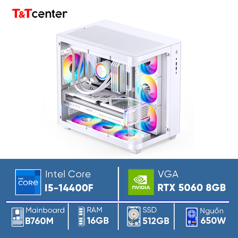 PC GAMING Core i5 14400F | 16GB 512GB RTX 5060 8GB