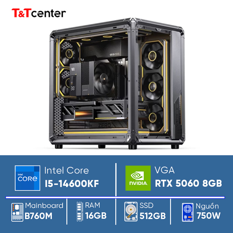 PC GAMING Core i5 14600KF | 16GB 512GB RTX 5060 8GB