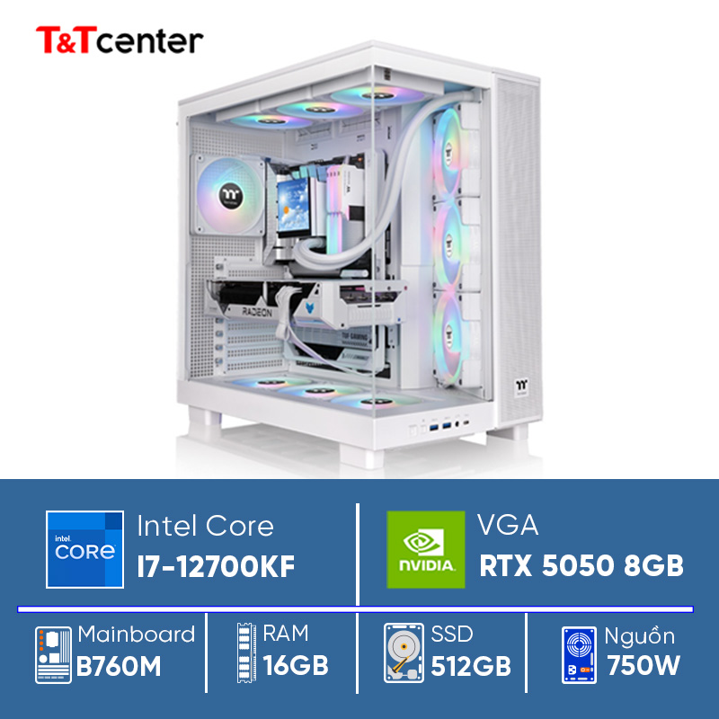 PC GAMING Core i7 12700KF | 16GB 512GB RTX 5050 8GB