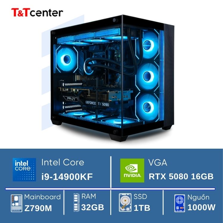 PC GAMING Core i9 14900KF | 32GB 1TB RTX 5080 16GB 1000W