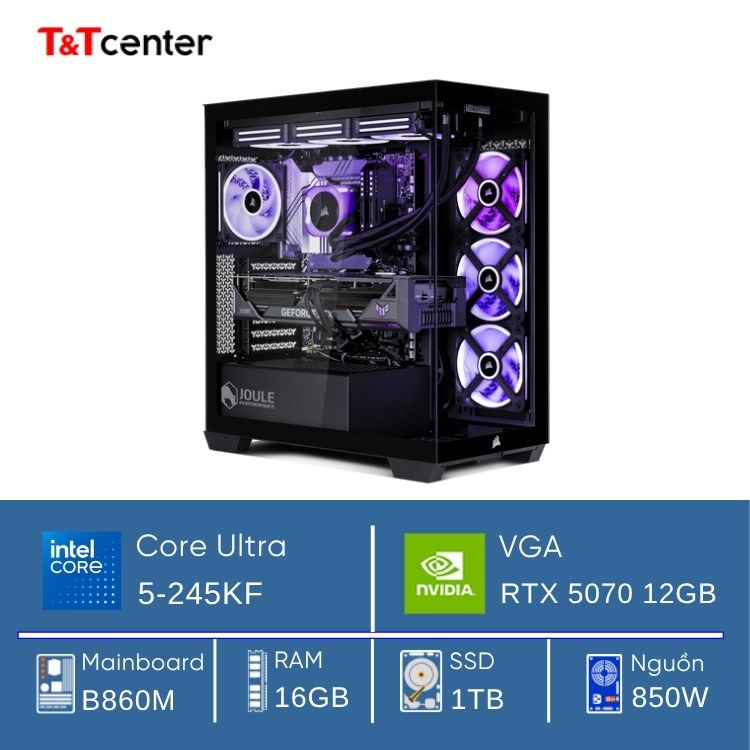 PC GAMING Core Ultra 5 245KF | 16GB 1TB RTX 5070 12GB