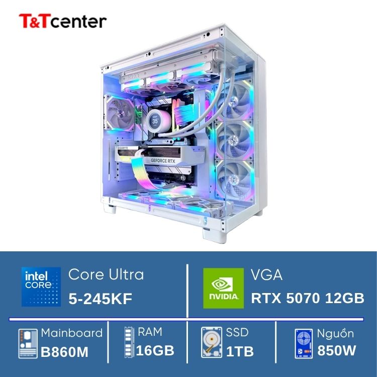 PC GAMING Core Ultra 5 245KF | 16GB 1TB RTX 5070 12GB 850W