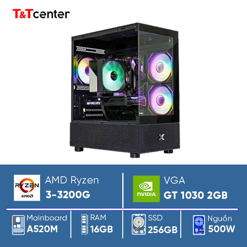 PC GAMING Ryzen 3 3200G | 16GB 256GB GT 1030 2GB