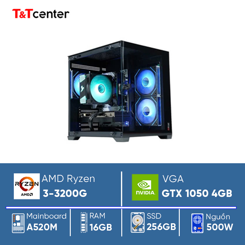 PC GAMING Ryzen 3 3200G | 16GB 256GB GTX 1050 4GB