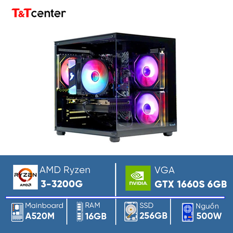 PC GAMING Ryzen 3 3200G | 16GB 256GB GTX 1660S 6GB