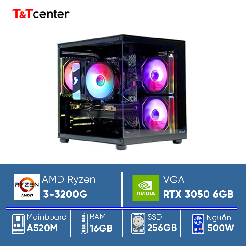 PC GAMING Ryzen 3 3200G | 16GB 256GB RTX 3050 6GB