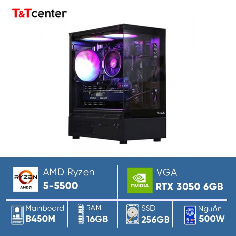 PC GAMING Ryzen 5 5500 | 16GB 256GB RTX 3050 6GB