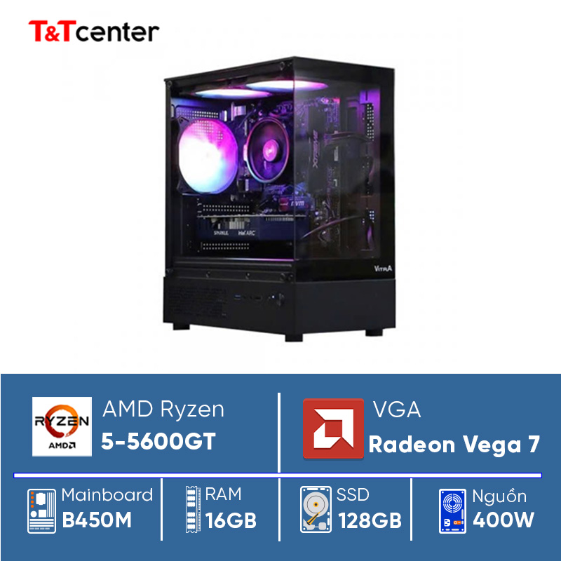 PC GAMING Ryzen 5 5600GT | 16GB 128GB VGA Radeon Vega 7