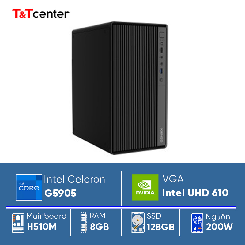 PC Văn Phòng Celeron G5905 | 8GB 128GB Intel UHD Graphics 610