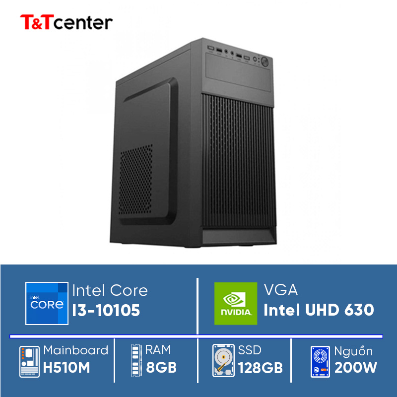 PC Văn Phòng Core i3 - 10105 | 8GB 128GB Intel UHD Graphics 630