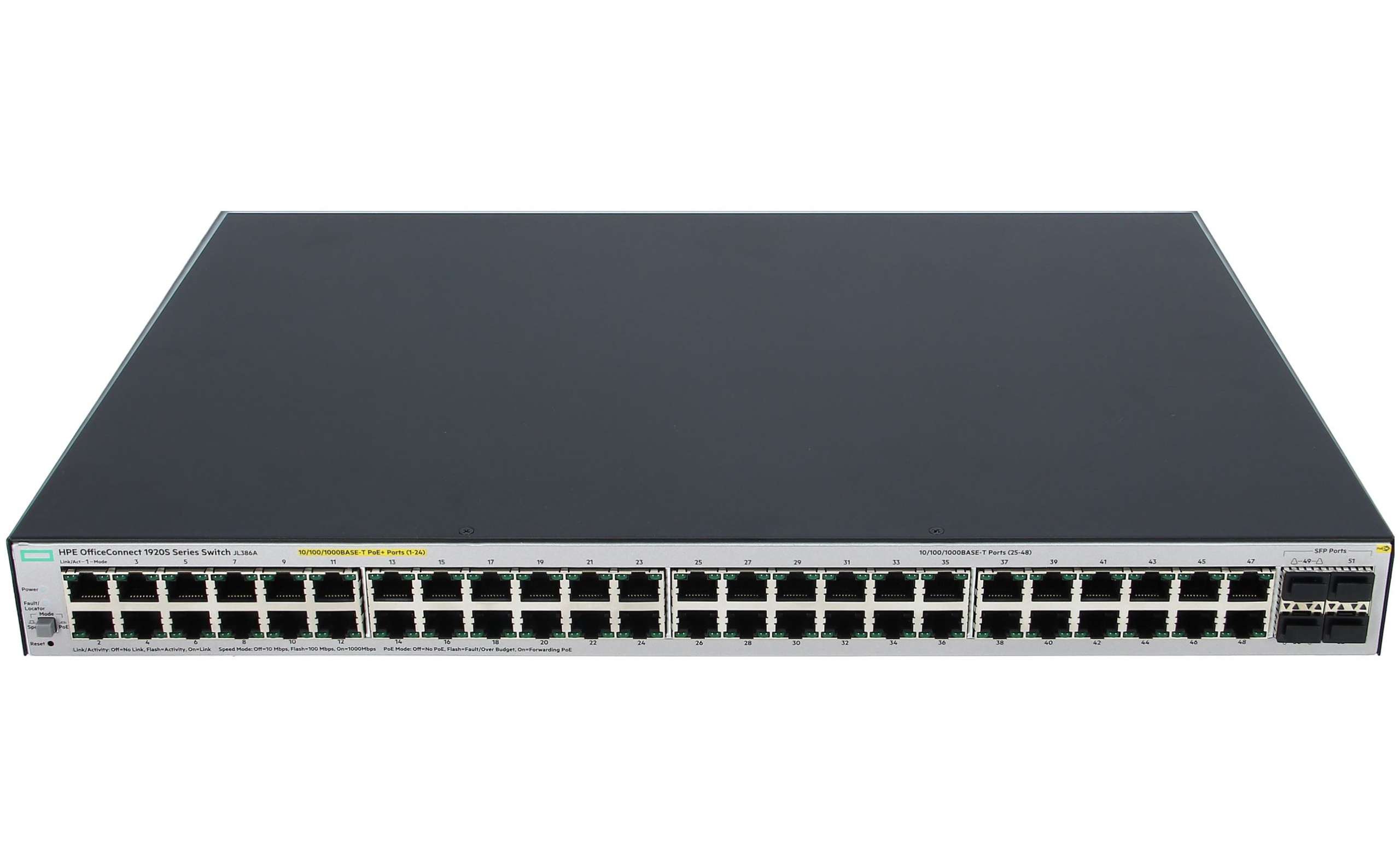 HP 1920S 48G 4SFP PPoE+ Switch JL386A