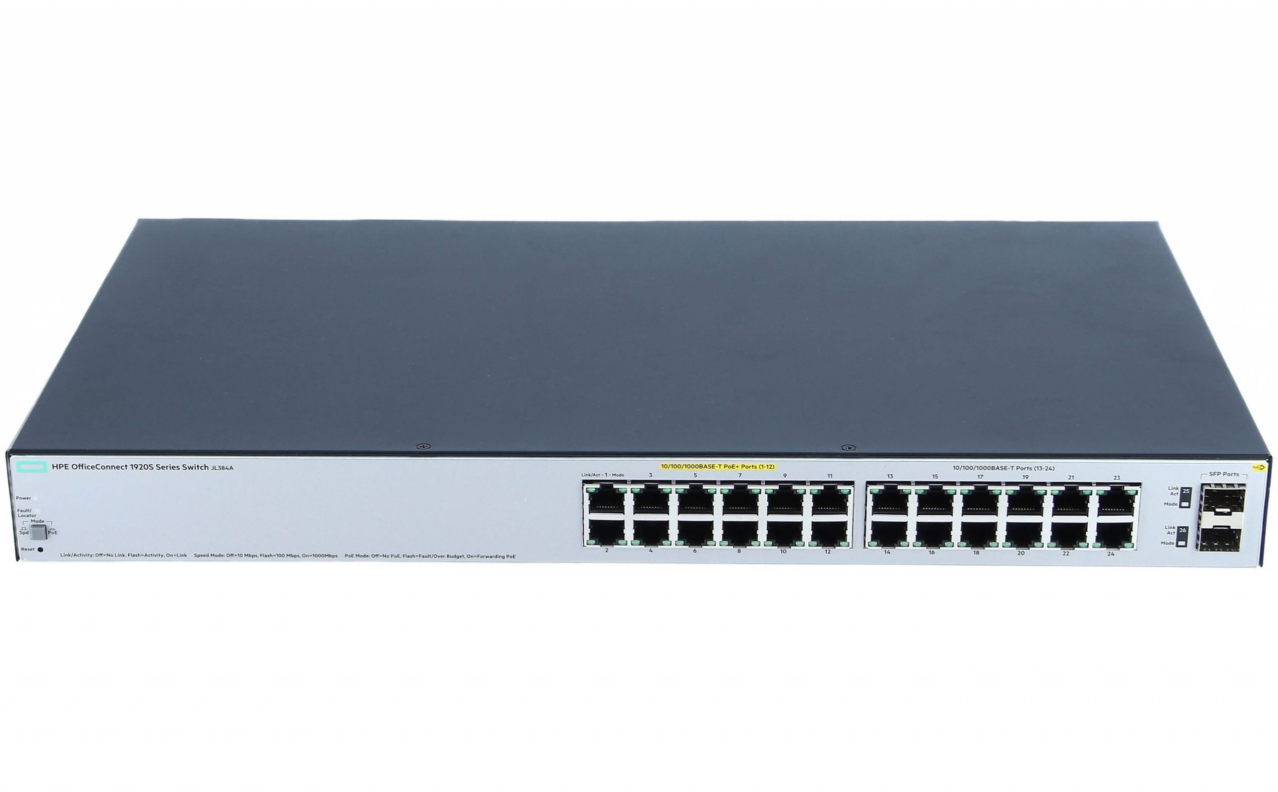 HPE OfficeConnect 1920S 24G 2SFP PPoE+ 185W Switch (JL384A)
