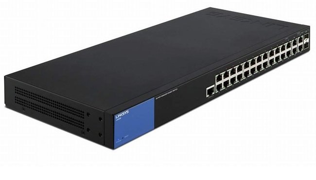 LINKSYS LGS528 28-PORT MANAGED BUSINESS GIGABIT SWITCH