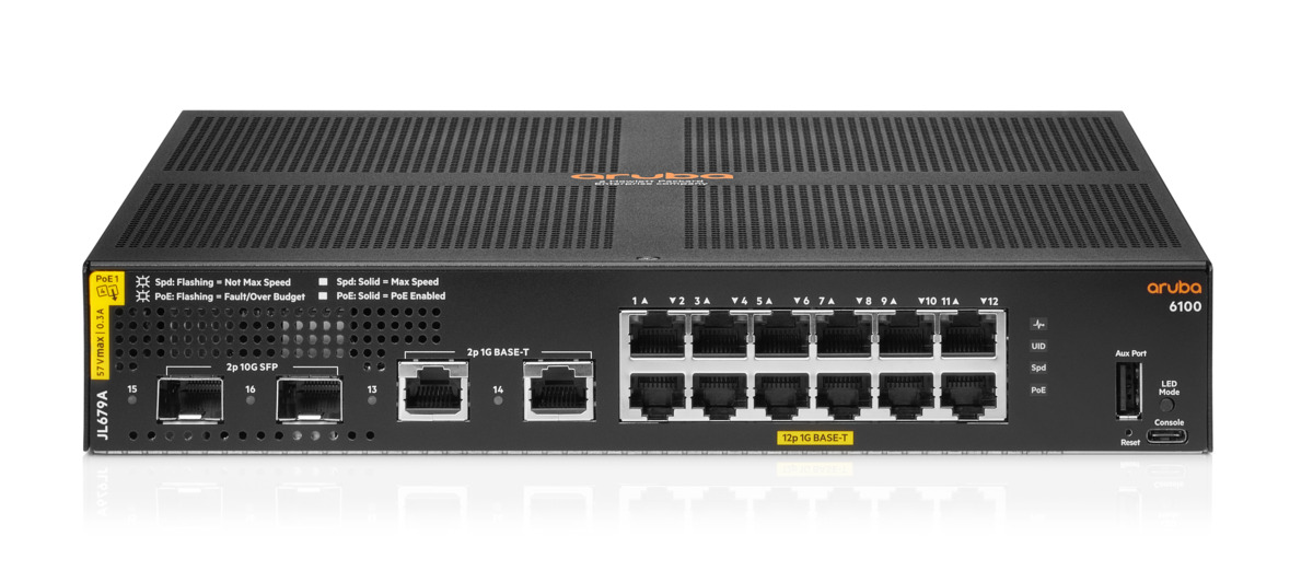 Switch Aruba 6100 12G (JL679A)