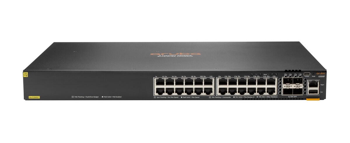 Switch Aruba 6300F 24-port 1GbE (JL666A) HPE Aruba