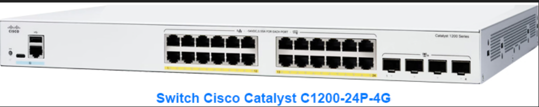 Switch Cisco C1200-24P-4G