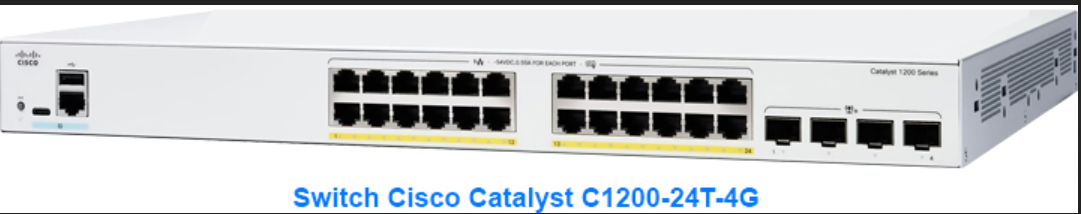 Switch Cisco C1200-24T-4G