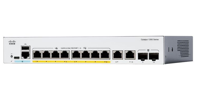 Switch Cisco C1200-8FP-2G