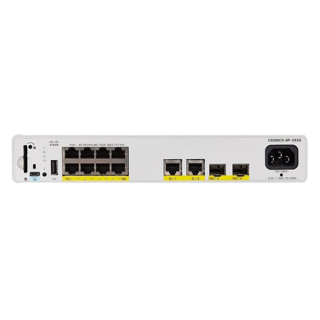 Switch Cisco C9200CX-8P-2XGH-A