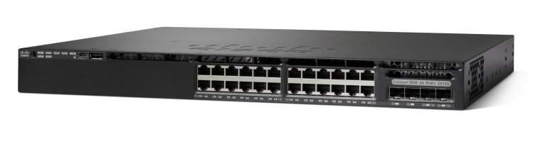 Switch Cisco WS-C3650-24TS-S Port Data 4x1G Uplink