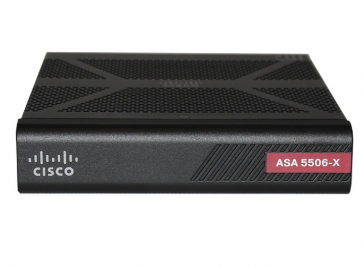 ASA5506-K8 Cisco ASA 5506-X with FirePOWER services, 8GE Data, 1GE Mgmt, AC, DES