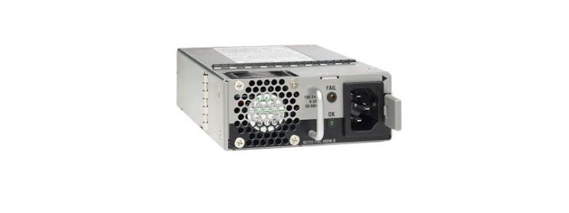 NXA-PAC-500W-B Nexus Switch 500W AC PSU Reversed AF (port-side intake) Cisco