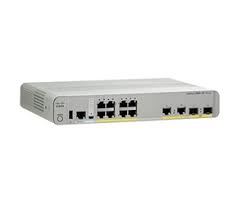 WS-C2960CX-8PC-L Cisco Catalyst 2960C 8 Ports GE PoE+, 2 Combo Uplink, Lan Base