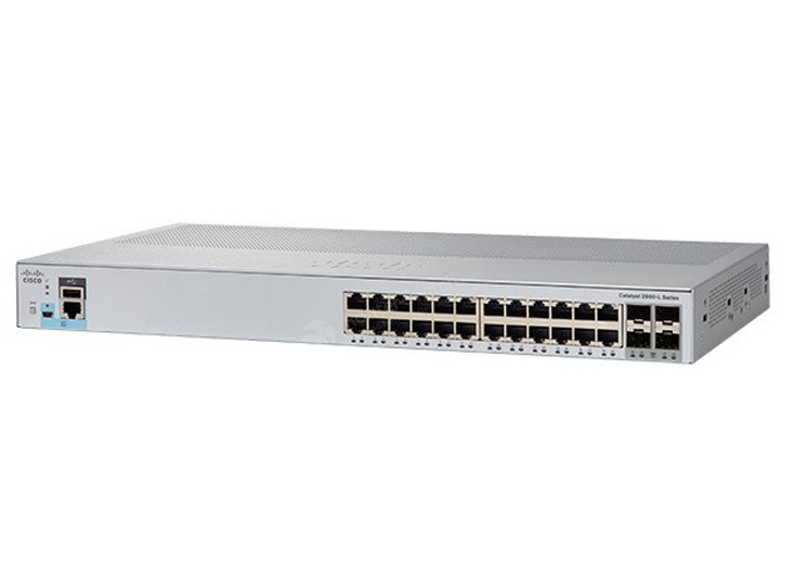 WS-C2960L-24PS-AP Cisco Catalyst 2960L 24 Ports GigE PoE 4x1G SFP LAN Lite