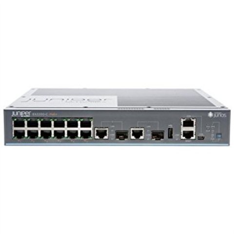 EX2200-C-12P-2G Switch Juniper 12 Ports PoE+ 2 Combo Uplink
