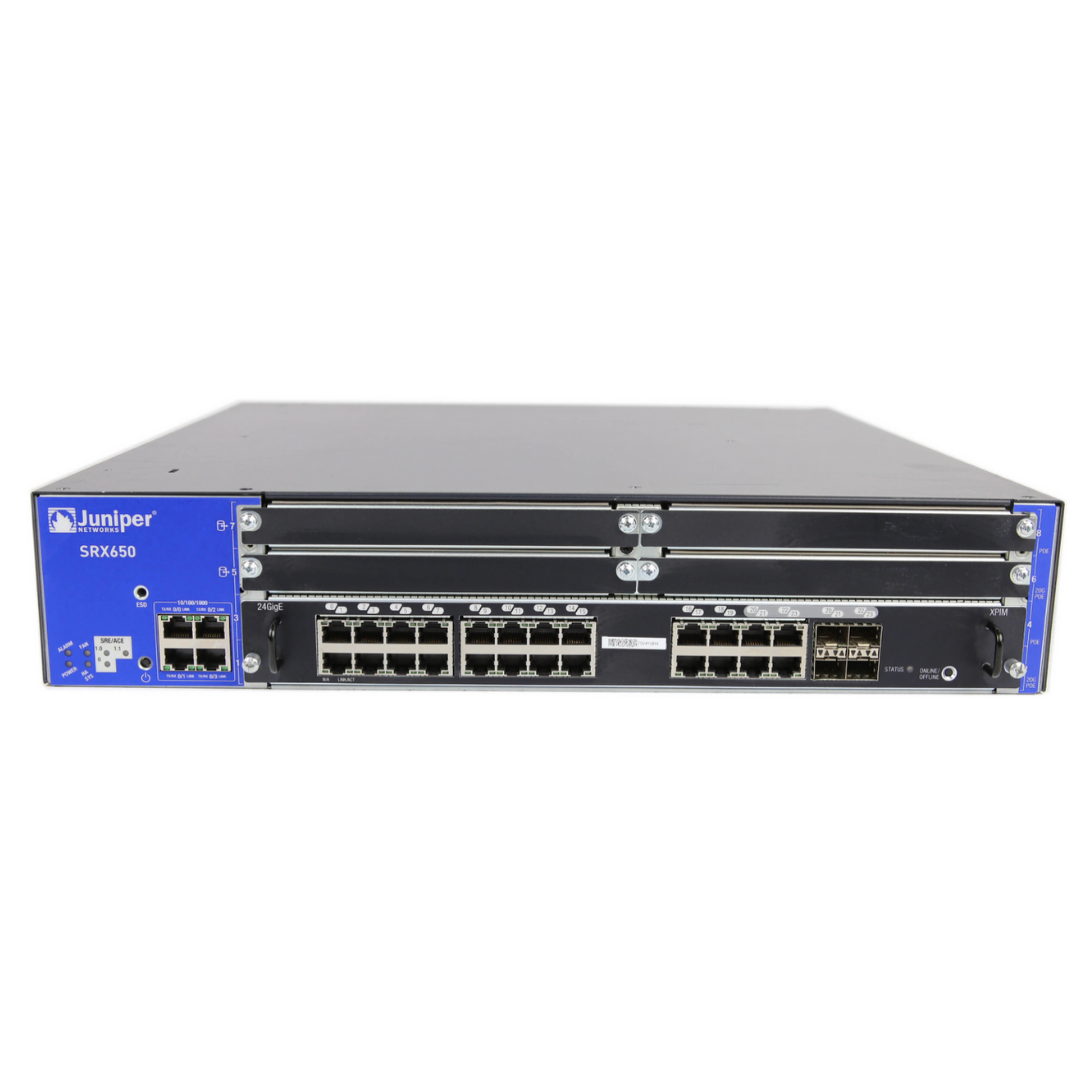 SRX650-BASE-SRE6-645AP Firewall Juniper Networks Services Gateway