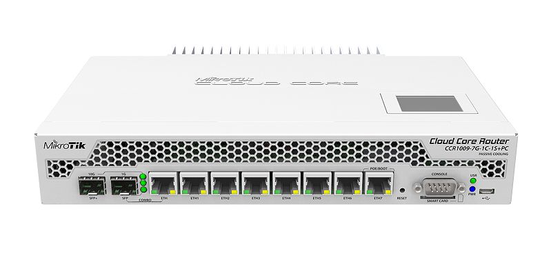 Mikrotik CCR1009-7G-1C-1S+
