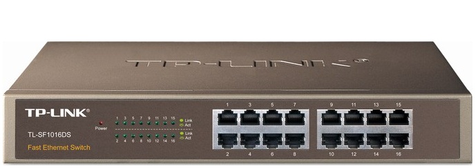 16-Port 10/100Mbps Switch TP-LINK TL-SF1016DS