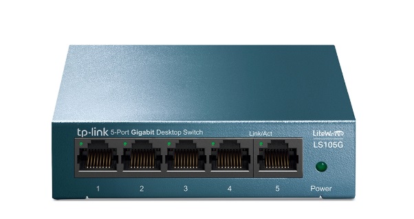 5-Port 10/100/1000Mbps Desktop Network Switch TP-LINK LS105G