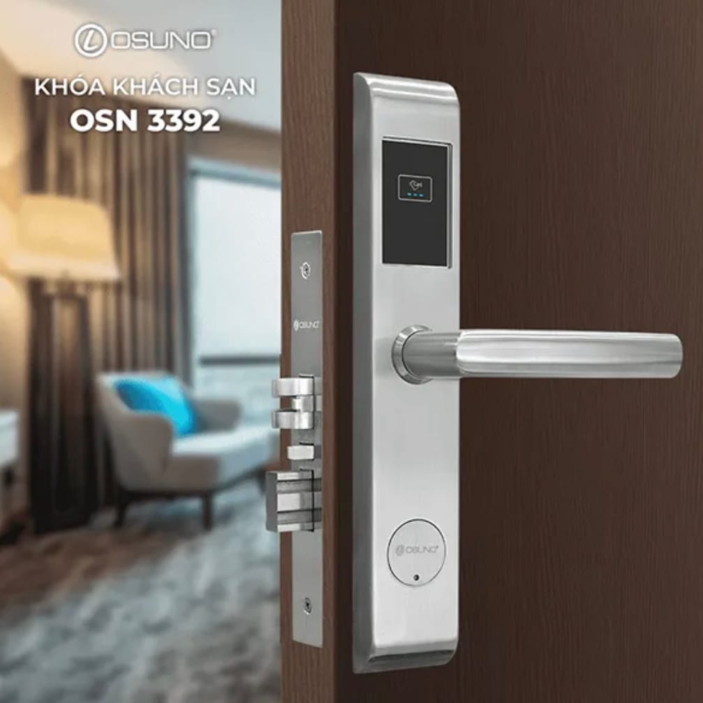 Khóa Thẻ Từ Khách Sạn OSN-3392 – Phân Quyền Thẻ Rõ Ràng, Quản Lý Dễ Dàng