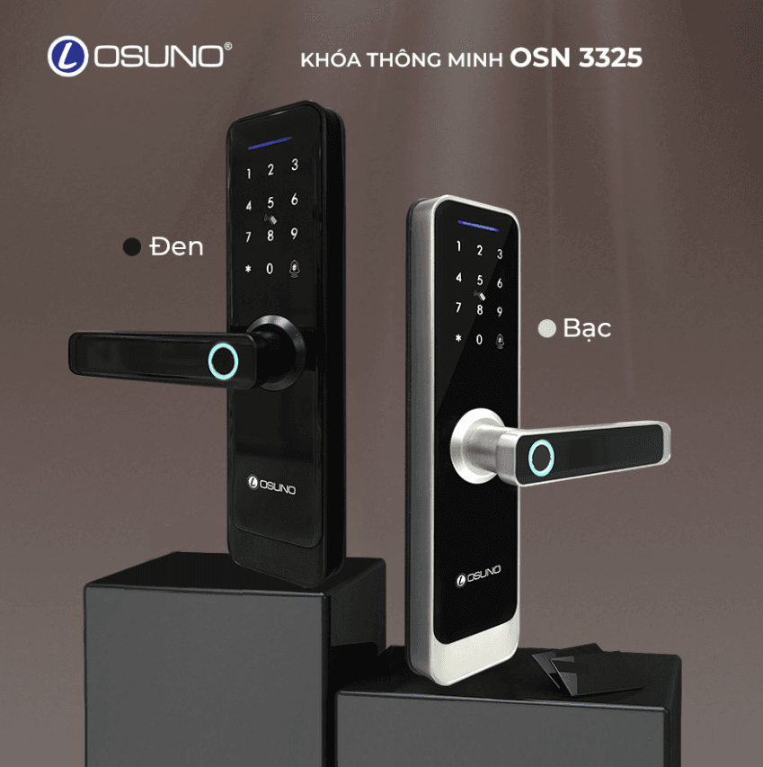 Khóa cửa điện tử công nghệ mở qua App OSN-3325 - Khóa điện tử mở qua app