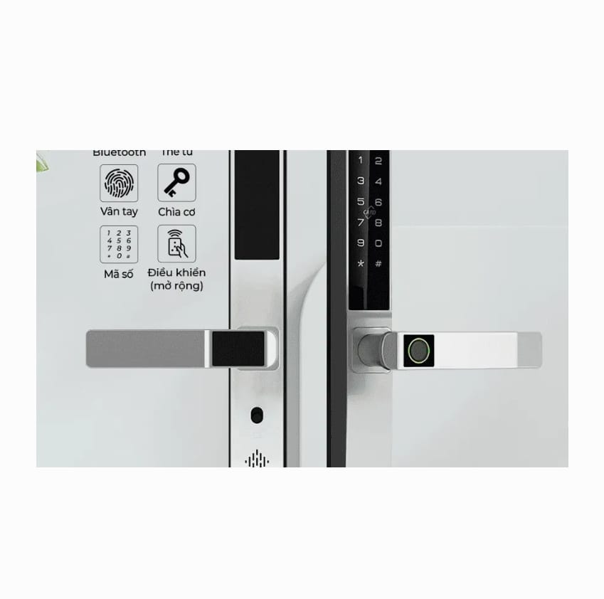 Khóa Vân Tay Nhôm Kính Chống Nước OSN-3326 - Khóa vân tay nhôm kính chống nước