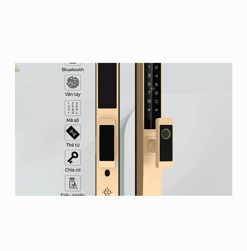 Khoá Điện Tử Cửa Nhôm Kính OSN-3326A - Khóa điện tử cửa nhôm kính