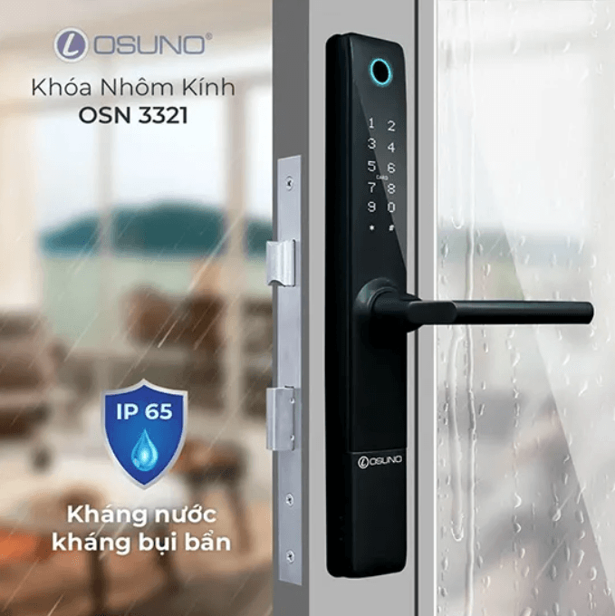 Khóa Điện Tử Siêu Chống Nước OSN-3321 - Khóa vân tay chống nước