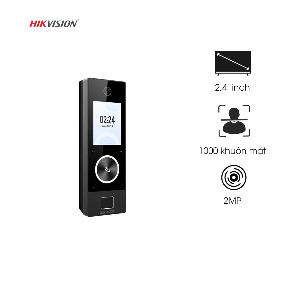 Thiết bị kiểm soát vào ra - máy chấm công Hikvision DS-K1T323EBFWX-E1