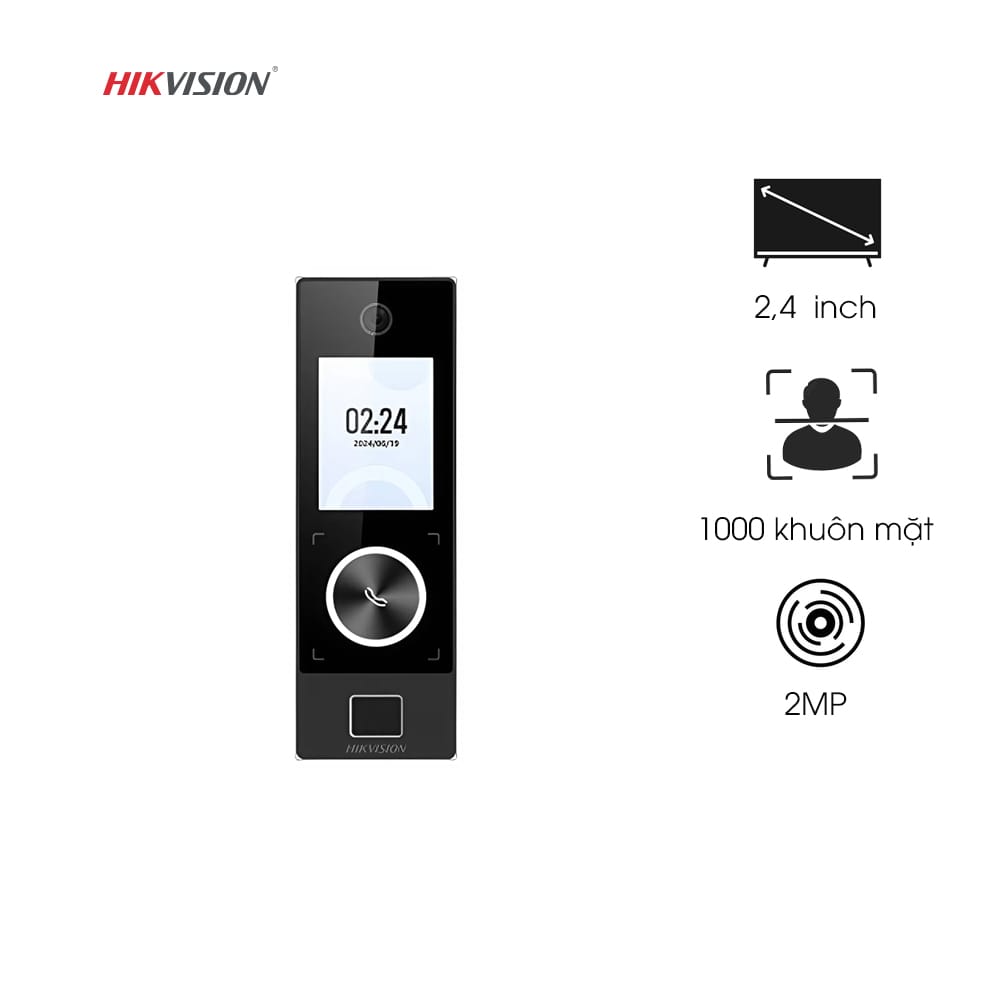 Thiết bị kiểm soát vào ra - máy chấm công Hikvision DS-K1T323MBFWX-E1