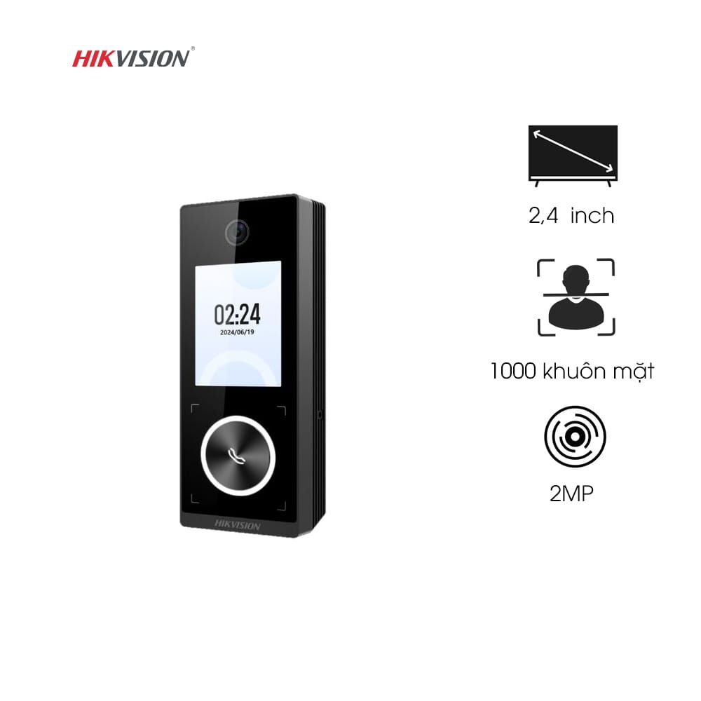 Thiết bị kiểm soát vào ra - máy chấm công Hikvision DS-K1T323MBWX-E1