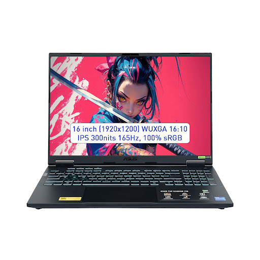 Máy tính xách tay/ Laptop Asus TUF Gaming F16 FX608JHR-RV037W (i7-14650HX) (Xám)
