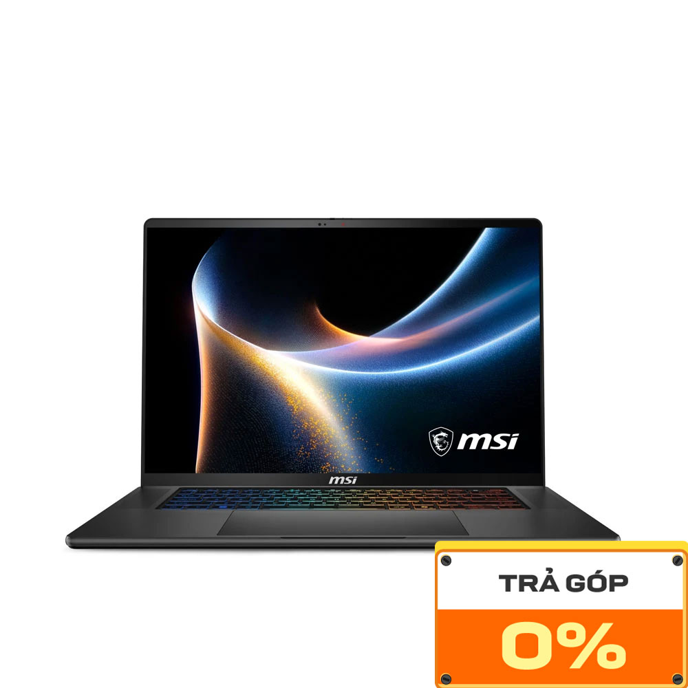 Máy tính xách tay/ Laptop MSI Stealth 16 AI+ B3WG-008VN (Core Ultra 9-386H) (Đen)