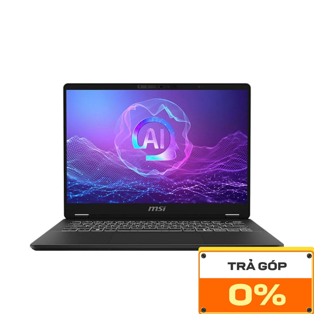 Máy tính xách tay/ Laptop MSI Prestige 14 AI+ Evo C2VMG-020VN (Core Ultra 7-258V) (Xám)