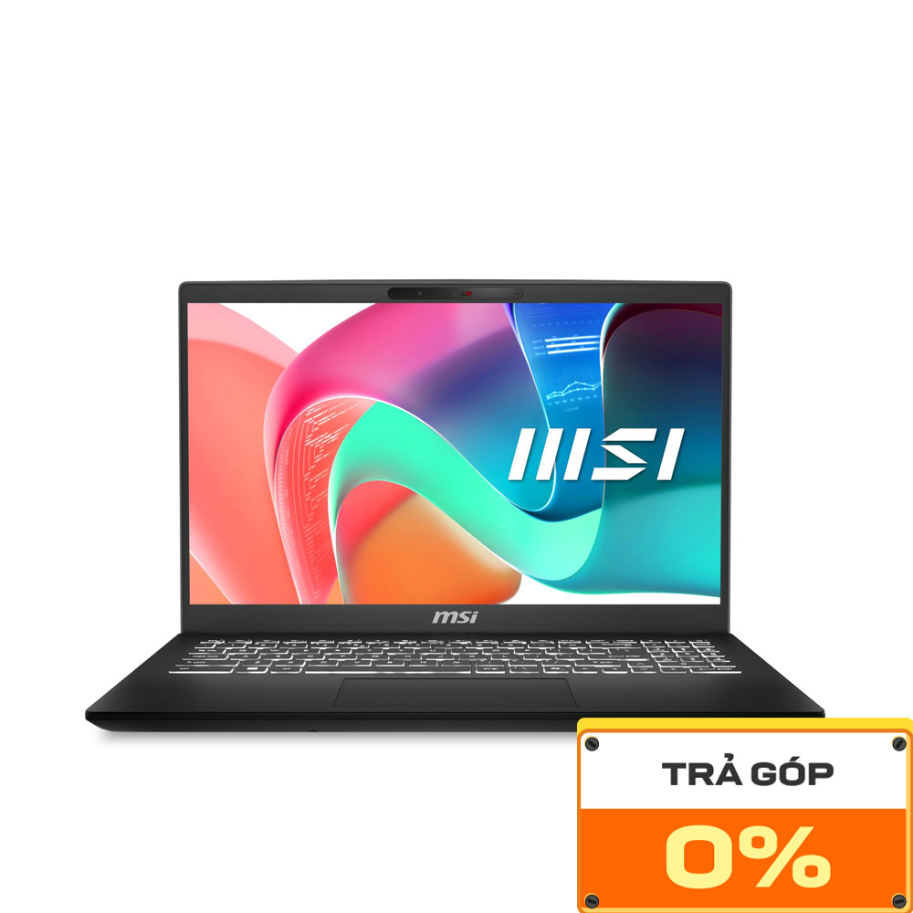 Máy tính xách tay/ Laptop MSI Modern 15 H AI C2HMG-220VN (Core Ultra 7-255H) (Đen)